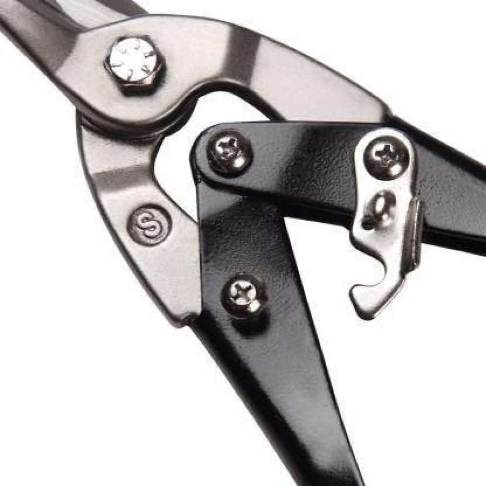 TOOLBUX TUTC4 Metal Cutter – 9.5 Inch Compound Action Snips with Molybdenum Alloy Blades, Vinyl Hand Grips for Precision Cutting 1