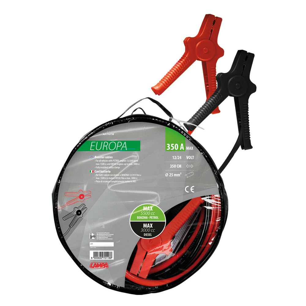 Lampa 70118 Cavi Batteria Europa - 350 cm - 350 A - 25 mm²