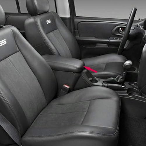 Miniatura 9 de VRracing Compatible con Trailblazer, Envoy, Ascender Consola Tapa (Negro)