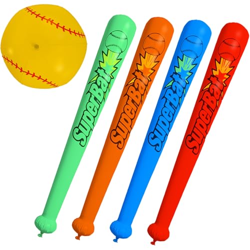 XiXiRan Strandball Baseball Set, Aufblasbare Baseballschläger, Aufblasbare Baseball-Wasserbälle, Beach Ball Baseballschläger, Strandball Aufblasbar Groß, AufblasbarerBaseball mit Fledermaus (Farbe) XiXiRan Strandball Baseball Set, Aufblasbare Baseballschläger, Aufblasbare Baseball-Wasserbälle, Beach Ball Baseballschläger, Strandball Aufblasbar Groß, AufblasbarerBaseball mit Fledermaus (Farbe)
