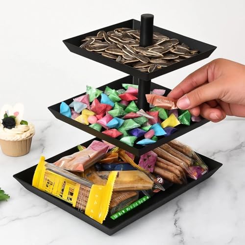 Support à cupcakes rotatif en acier carbone pour simplifier vos buffets