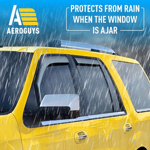 Extra Durable Window Deflectors in-Channel Window Visors Rain Guards Fit for Lincoln Navigator 2007-2017, Sun Visors, Wind Vent for Shades, Exterior Car Accessories - 4pcs. AG0551 by AEROGUYS - Used condition - Image 2
