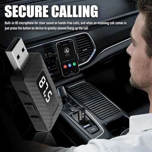 Adaptador USB Bluetooth 5.3 para Radio de Auto miniatura 7