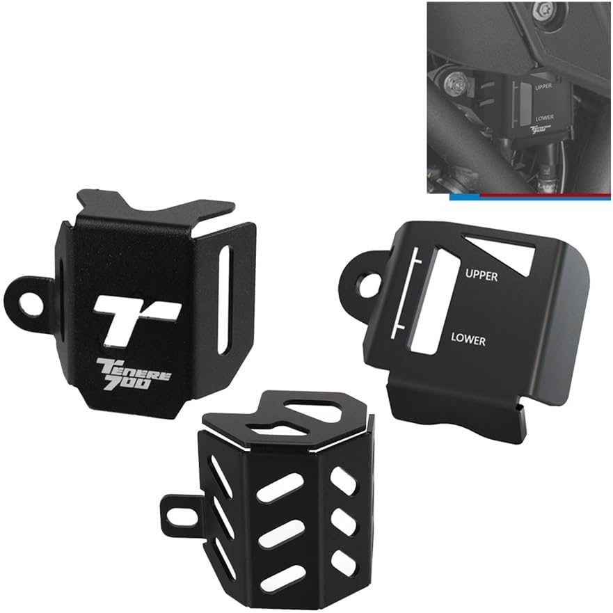 Guard Brake Fluid Reservoir for Tenere T7 TX690Z/XTZ690/XTZ700/XT700Z 700 2019-2021 Rear Brake Fuel Tank Fluid Reservoir Cover Cup Guard Protector