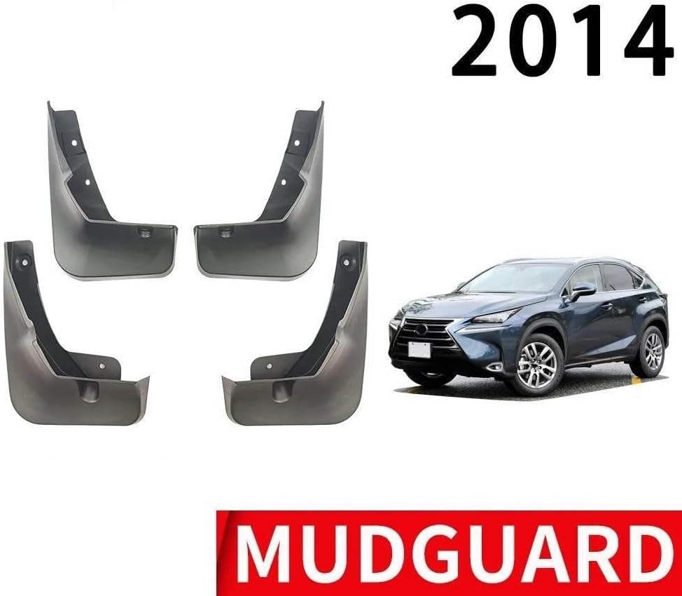 Auto Parts For Lexux NX 2014 Mudguard Mudflaps Front Rear Flares Splash Guards Cover Car Accessoie