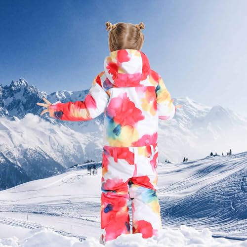 GSOU SNOW Ski Suit Kids Snowsuit One Piece Boys Girls Snowboard Suit Ski Jumpsuits Coveralls Waterproof Windproof3