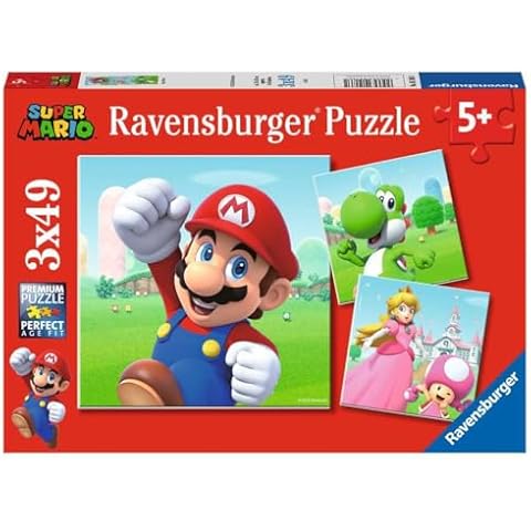 Ravensburger Super Mario 3x 49 Piece Puzzles Cover