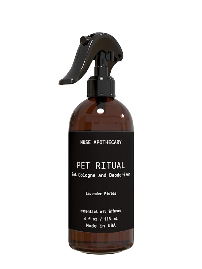 Muse Apothecary Pet Ritual Pet Cologne Spray for Dogs Dog Perfume Spray Long