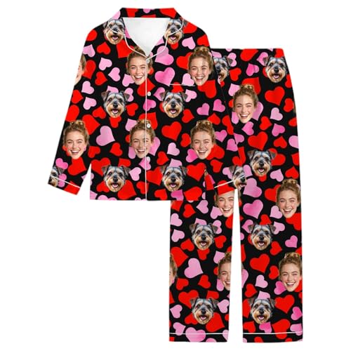 Pyjama floral femme pour éliminer l'inconfort nocturne et bien dormir en rose S