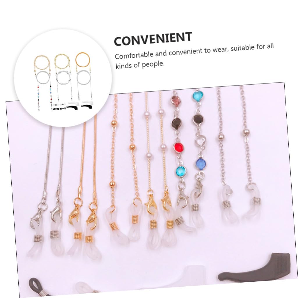 FRCOLOR 2 Sätze Beaded Brillenketten Teiliges Verlust Zubehör für Brillen Elegantes Design Langlebigem für