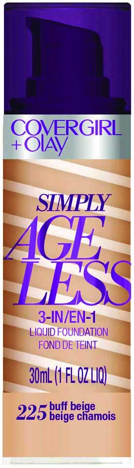COVERGIRL & Olay Simply Ageless 3 in 1 Liquid Foundation, (Pack of 6)