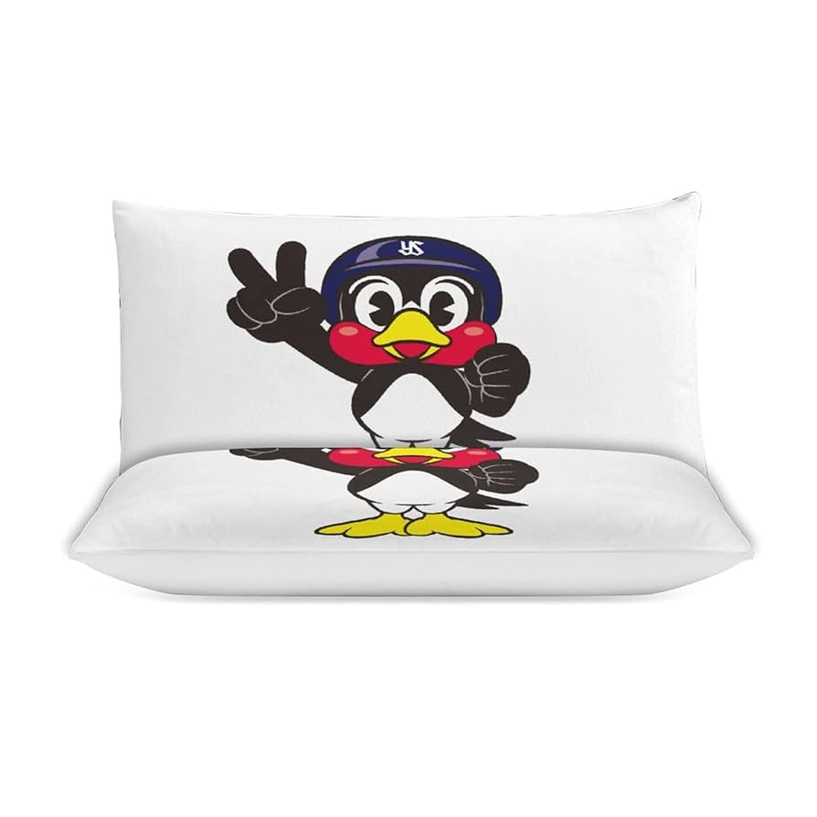 東京ヤクルトスワローズ つば九郎 イラスト まくら 枕 敷パッド タオルケット Amazon｜つば九郎day 東京ヤクルトスワローズ おしゃれ 枕カ 夏