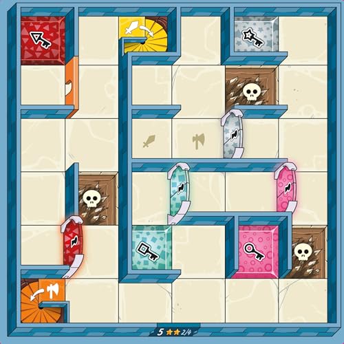 Magic Maze Tower Puzzle aventura 91 desafíos 1-4 jugadores miniatura 6