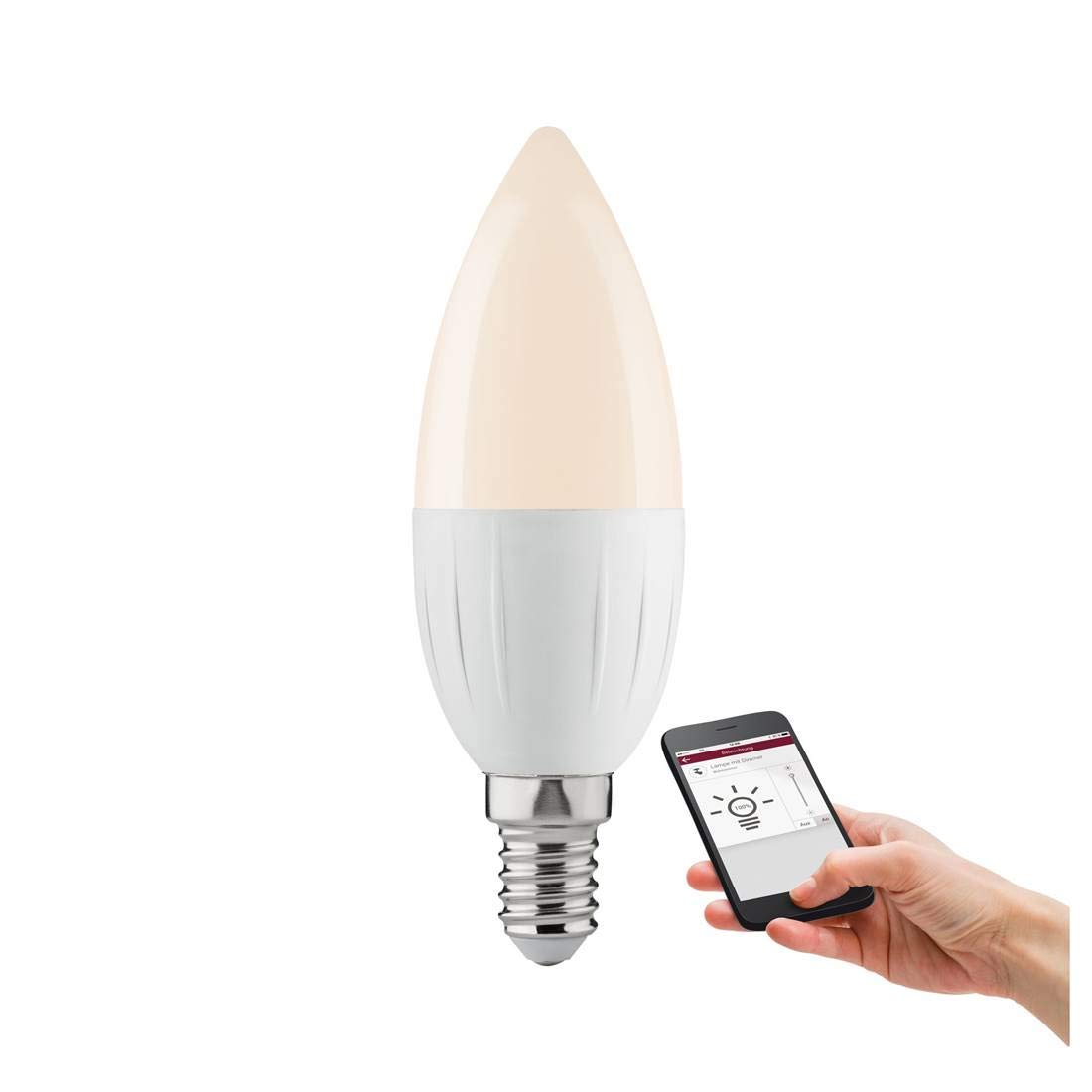 Paulmann 50055 SmartHome ZB Candela LED Candle 4.5W E14 230V 2700K Opal dimmable