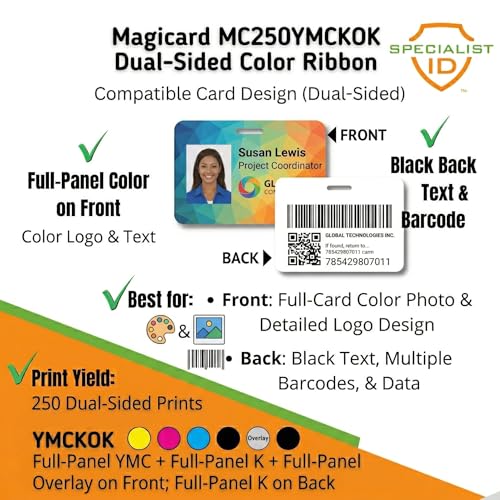 Cinta Color Magicard MC250YMCKOK para 250 impresiones miniatura 2