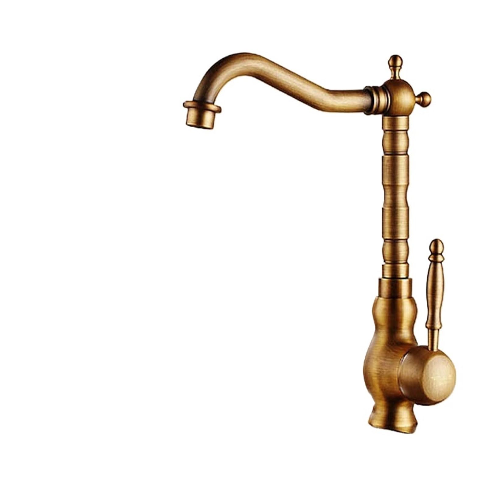 Antique Brass Basin Faucets Bathroom Sink
