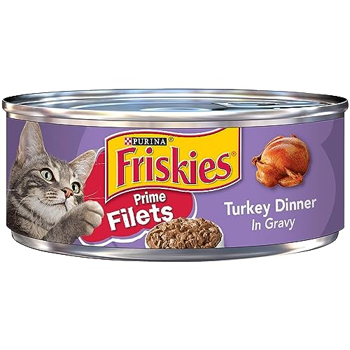 Friskies Prime Fillets Turkey Dinner In Gravy, 5.5 Oz