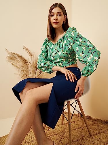 Image of Rare Women's Solid Slim Fit Blouse