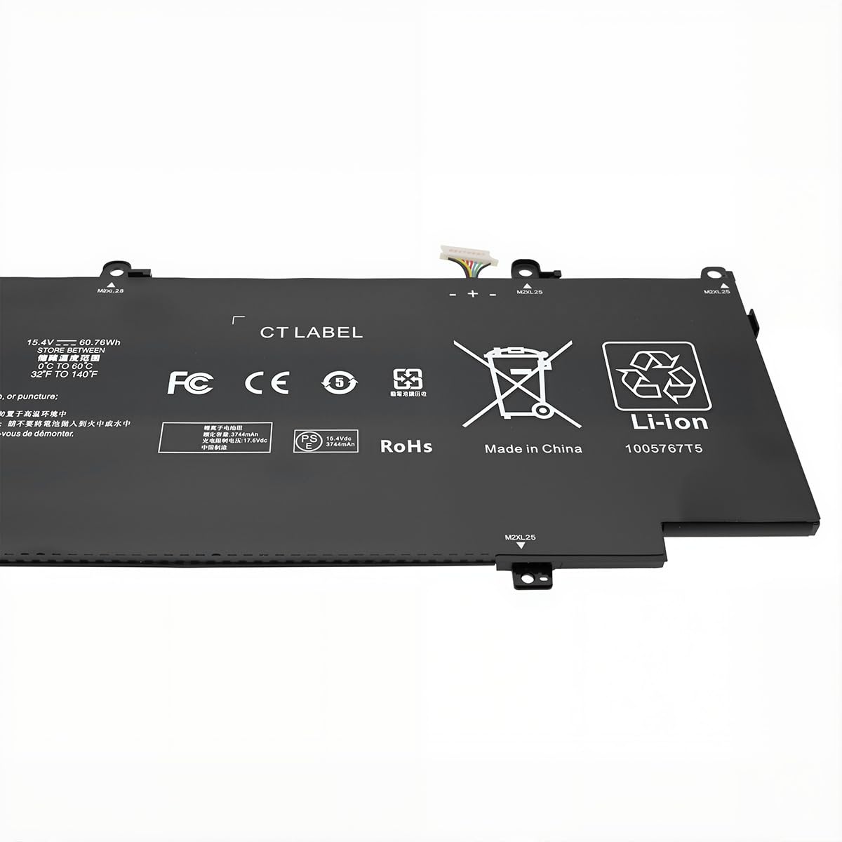 ANTIEE Batteria RR04XL Per HP Spectre X360 13-aw – 60.76Wh, 15.4V, 3744mAh, Sostitutiva Per HSTNN-OB1M, L60373-005, Garanzia 12 Mesi