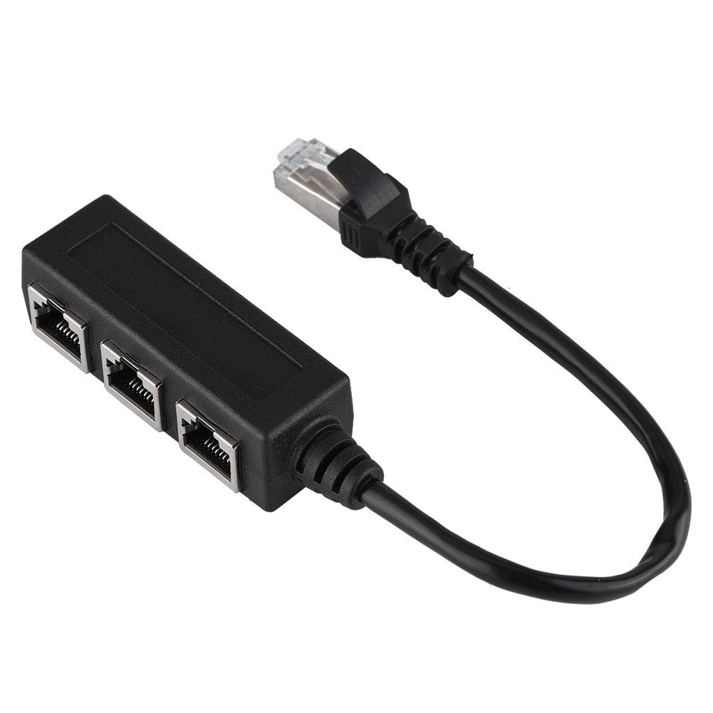 Adattatore Splitter RJ45 Da 1 Maschio A 3 Femmine – Prolunga Rete Per Cat5, Cat6 E Cat5e
