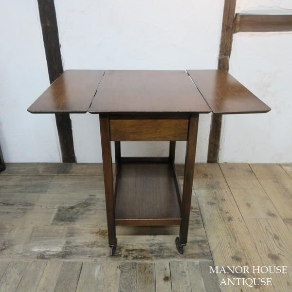 イギリス アンティーク 家具 キッチンワゴン トロリー バタフライ 6732d イギリス アンティーク 家具 キッチンワゴン トロリー バタフライ 6732d