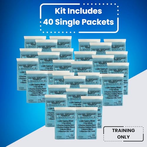 Image of MCR Medical Prestan AED UltraTrainer Pack of 4, Replacement Pads Pack of 4, & Pack of 40 of CTK3