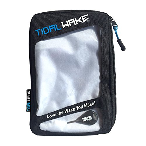 Tidal Wake Padded Fin Wallet & Key Fin Storage, Store, Organize & Protect Fin Sets Holds 1-3+ Fins, Key Pocket & Hex Key Included, Holds Fins For Skim And Surf Style Wake Boards And Ocean Shortboards #TOP19