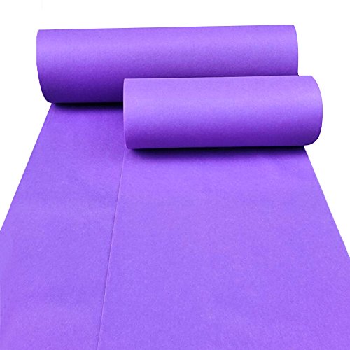 Tapis jetable une fois violet 1,2mx30m pour décoration événementielle
