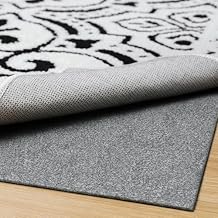 LINLA Non Slip Rug Pad, 5 x 7, 1/8" Thick Felt and Rubber Protective Padding - Low Profile Cushion and Rug Gripper for Hardwood Floors