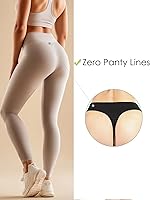 Vista 5 de GRANKEE - Tangas sin costuras transpirables para mujer, tangas que no se marcan, paquete de ropa