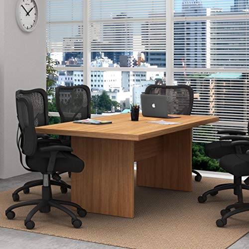 Mesa Para Escritório De Reunião Me4119 Tecno Mobili - Amêndoa