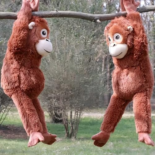 Djungelskog 64cm/25inch Orangutan, Gorilla Plush, Gorilla Stuffed Animal, Soft Plushies Pillow Gifts for Kids Girlfriend Birthday Christmas Day