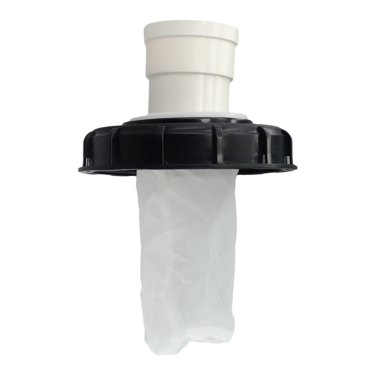 LatoYard Acid Alkali IBC Tonne Lid with Filter, DN150 for Black for Plastic Cover Rainwater Harvesting Systems