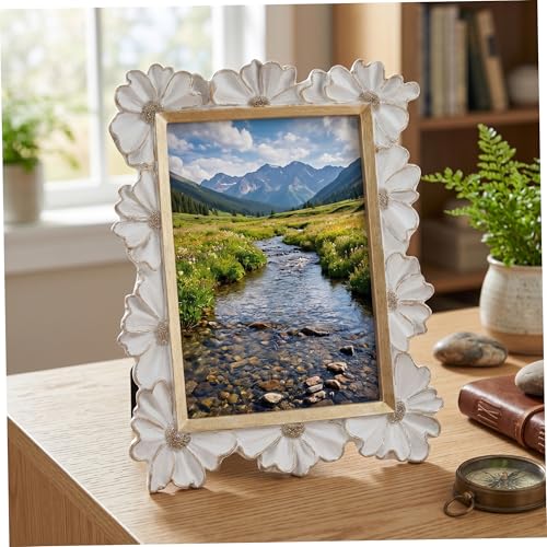 Cadre floral marguerite 3D pour sublimer vos photos de famille 6x8 - 8