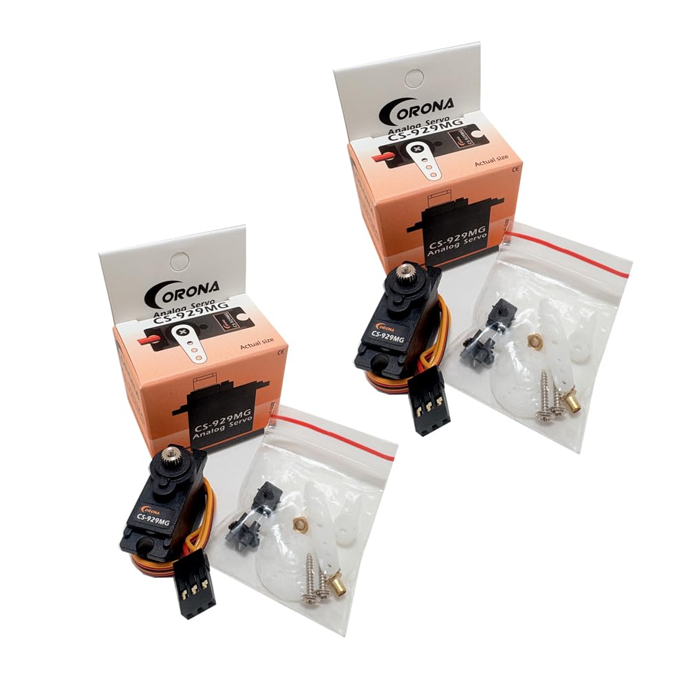 Amazon.com: 2Pcs Corona CS929MG 2.0kg/0.11sec/12.5g Metal Gear