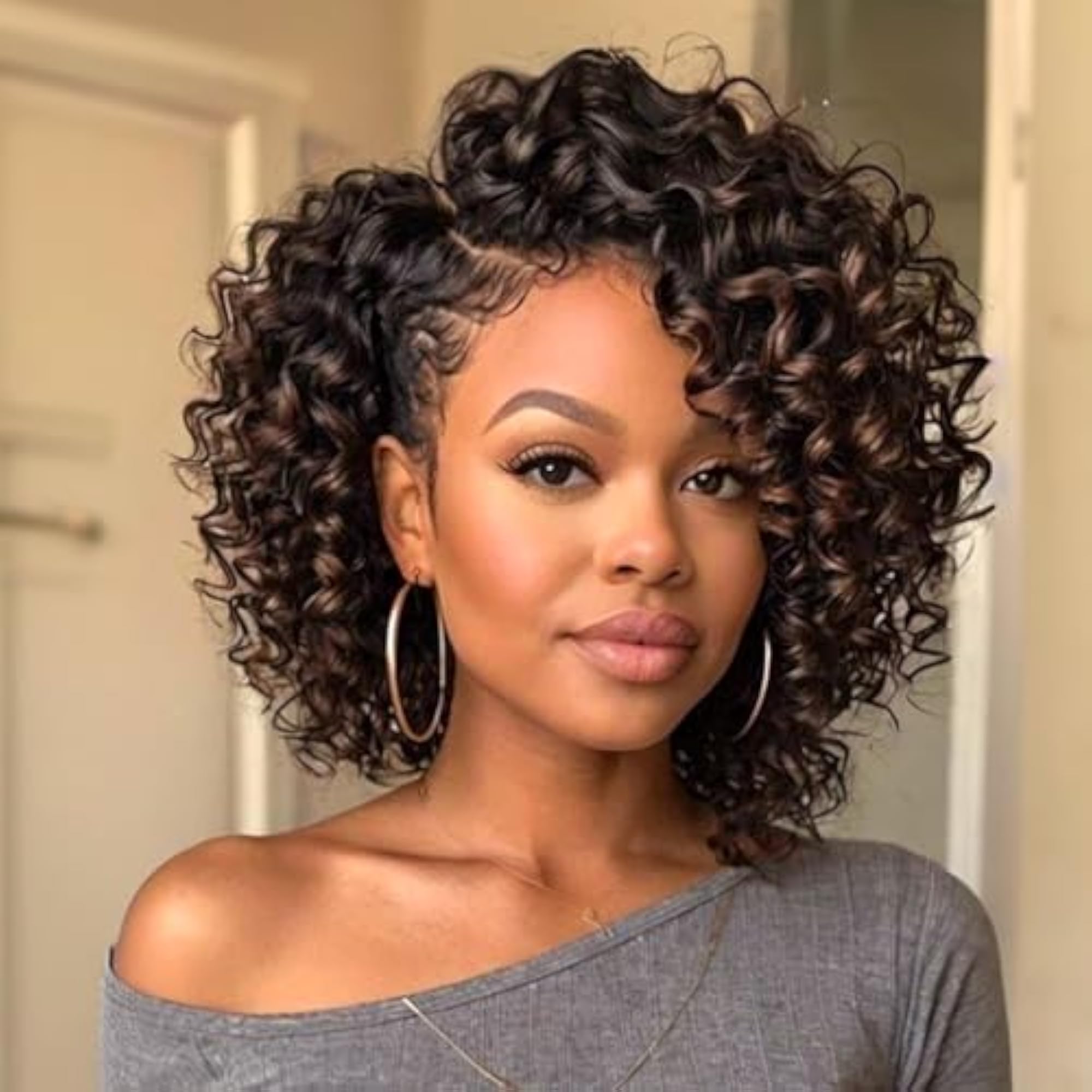 3 Packs 2X Ringlet Wand Curl Jamaican Bounce Synthetic Hair Extensions