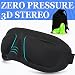 Sleep Mask AMAZKER Lightweight Upgraded Contoured & Comafortable & Ear Plugs Includes Carry Pouch for Eye Mask and Ear Plugs - for Sleeping Travel Shift Work & Meditation for Men and Women(AM-E)