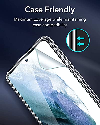 Image of STP FEEL (2 Pack Unbreakable Membrane Screen Protector Guard For Samsung Galaxy S21 FE (6.4 Inch) | Membrane Ultra Smooth Touch with Finger Print Support - HD /3 Months Warranty
