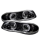 Spyder Auto Chevy Camaro Black Halogen LED Projector Headlight