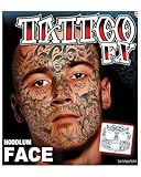 Horror-Shop Tatouage Visage Gangster