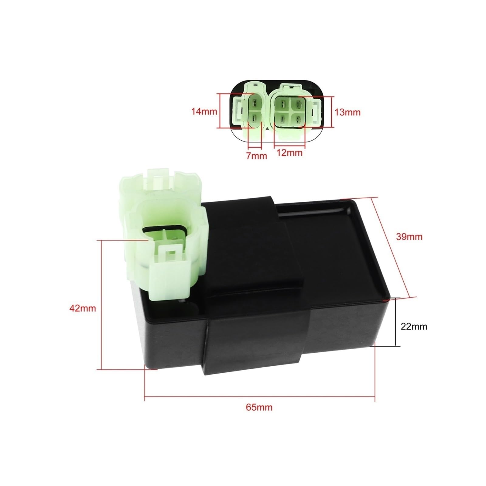 Pièces moto CDI Bobine d'allumage 6 broches pour boîte pour AC CDI pour XR CRF TRX 50 70 125 250 300cc pour moteur pour moto Dirt Bike ATV cyclomoteur pour Scooter Go Kart