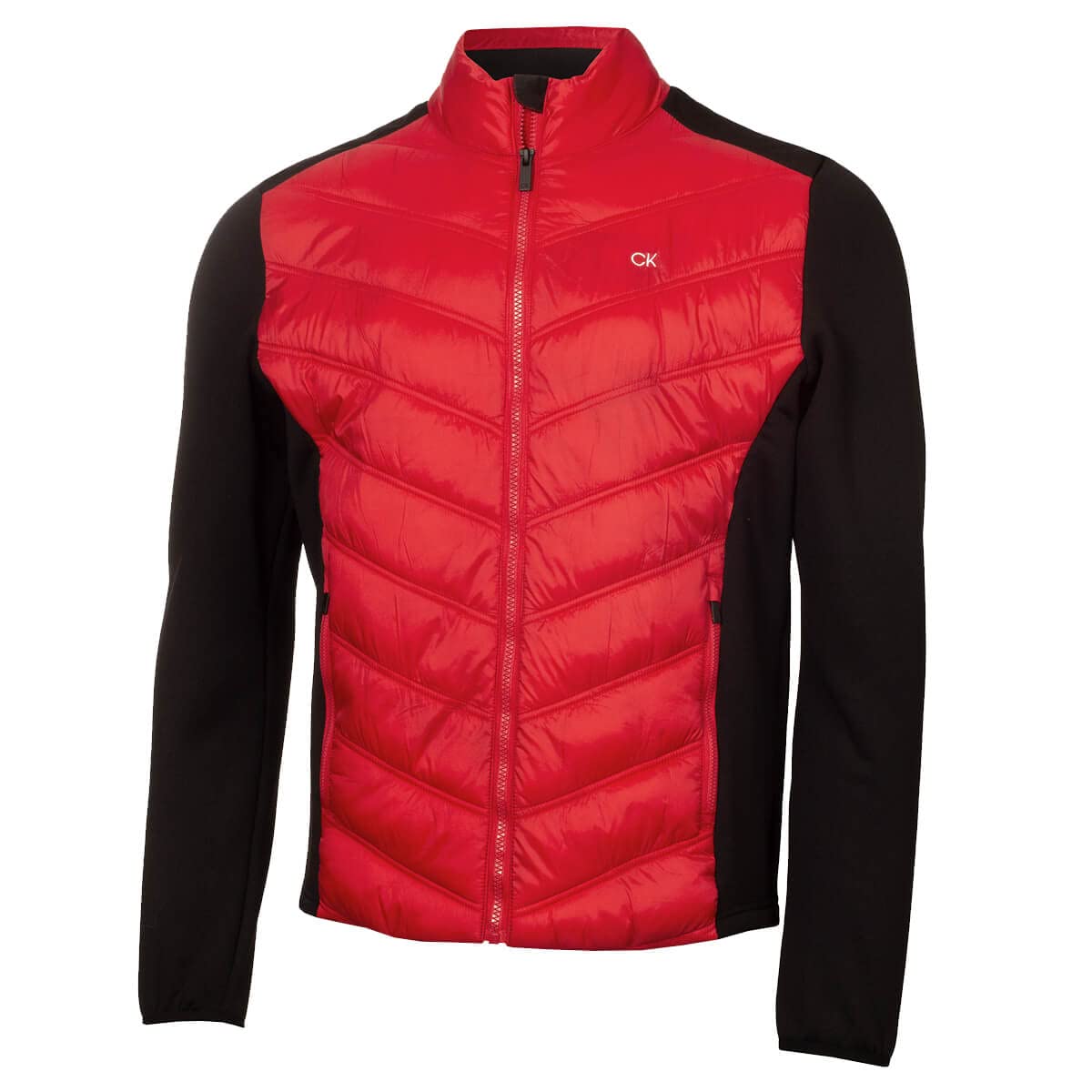 Calvin Klein Mens Frontera Hybrid Golf Jacket - Red - XXL