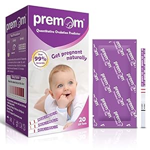 Premom Quantitative Ovulation Test Strips, Ovulation Predictor Kit with Smart Digital Ovulation Reader APP, Numerical…