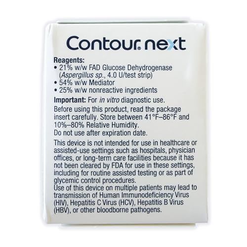 Image of Ascensia Contour Next Blood Glucose Diabetes Test Strips 105 Count (3x35ct)