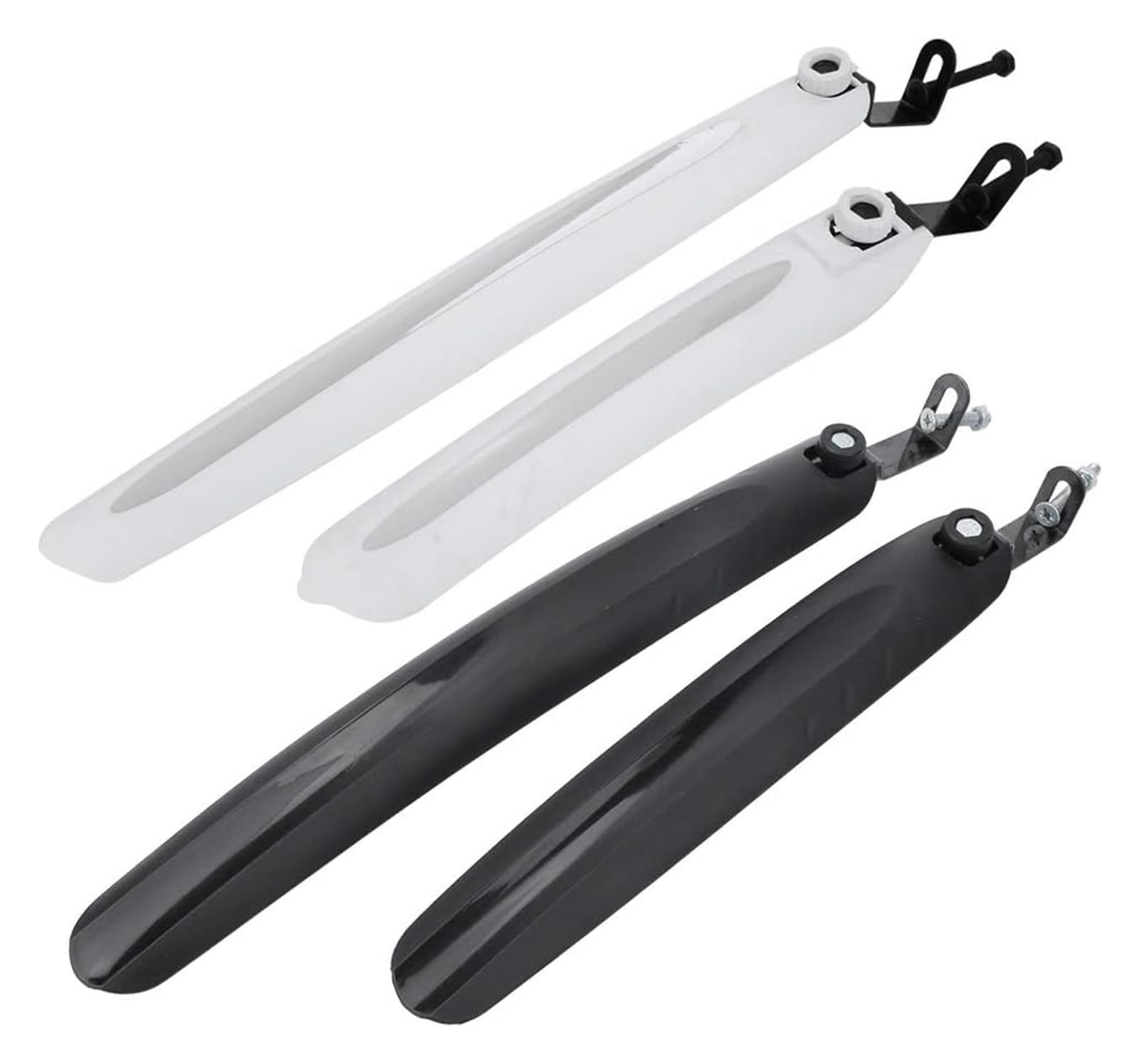 Błotnik Rowerowy, Błotnik Rowerowy, Zdejmowane Błotniki, Szybkozłączki, Części Rowerowe, Akcesoria, Błotniki Przednie I Tylne, Rower Górski, Szosowy/White