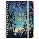 2026 Planner - Planner 2026 Weekly and Monthly from Jan. 2026 - Dec. 2026, Calendar Planner for 2026 with Colorful Tabs, Inner Pocket, 6.4' x 8.5'