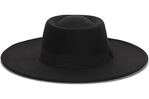 Black Wide Brim Hat: A Timeless Fedora for Graceful Occasions