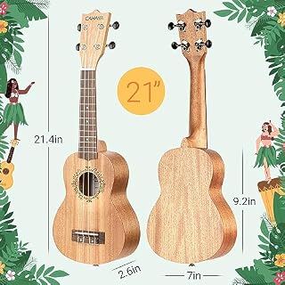 CAHAYA 21 Inch Ukulele Mahogany Beginner Kit Soprano Ukelele with Gig Bag Rainbow Strap Fretboard Stickers for Both Adults and Kids Professional Hawaiian Ukalalee Gifts CY0068 - Les Beatles, Paul McCartney, John Lennon, RIngo Starr, George Harrison CAHAYA 21 Inch Ukulele Mahogany Beginner Kit Soprano Ukelele with Gig Bag Rainbow Strap Fretboard Stickers for Both Adults and Kids Professional Hawaiian Ukalalee Gifts CY0068 – Image 6
