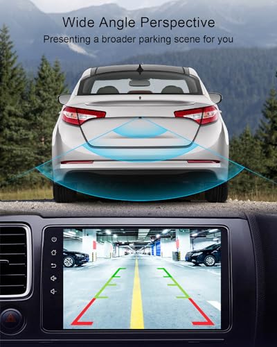 Image of Rear View Backup Camera Fits for Kia Optima Hybrid 2.0L 2.4L 2011-2013, Parking Assist Backup Camera Replace 95760-2T001 95760-2T101