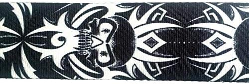 Vtar Vegan Skull Guitar Strap, Electric Acoustic Bass & 6 Free Pics (Fang Skull)
